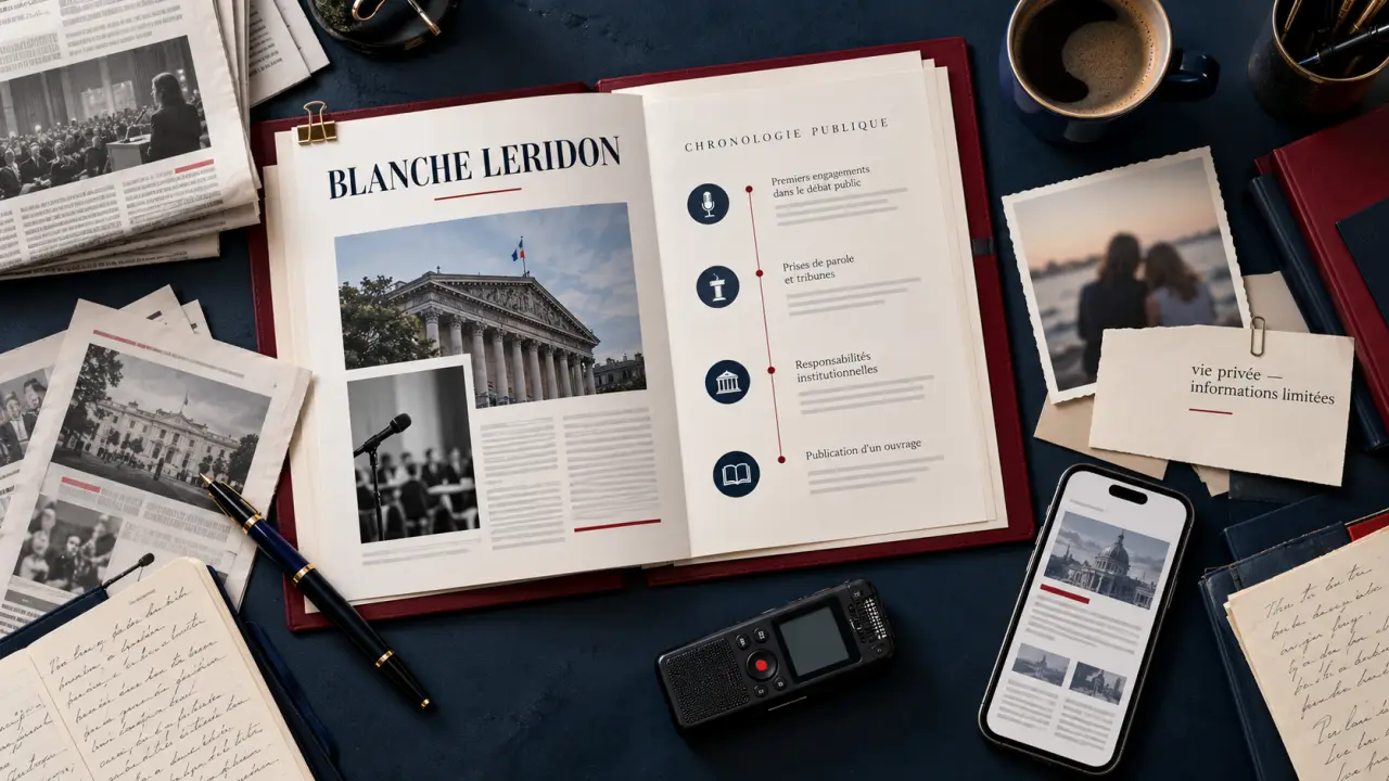 Blanche Leridon : une vie privée peu documentée, une fratrie et un parcours publics