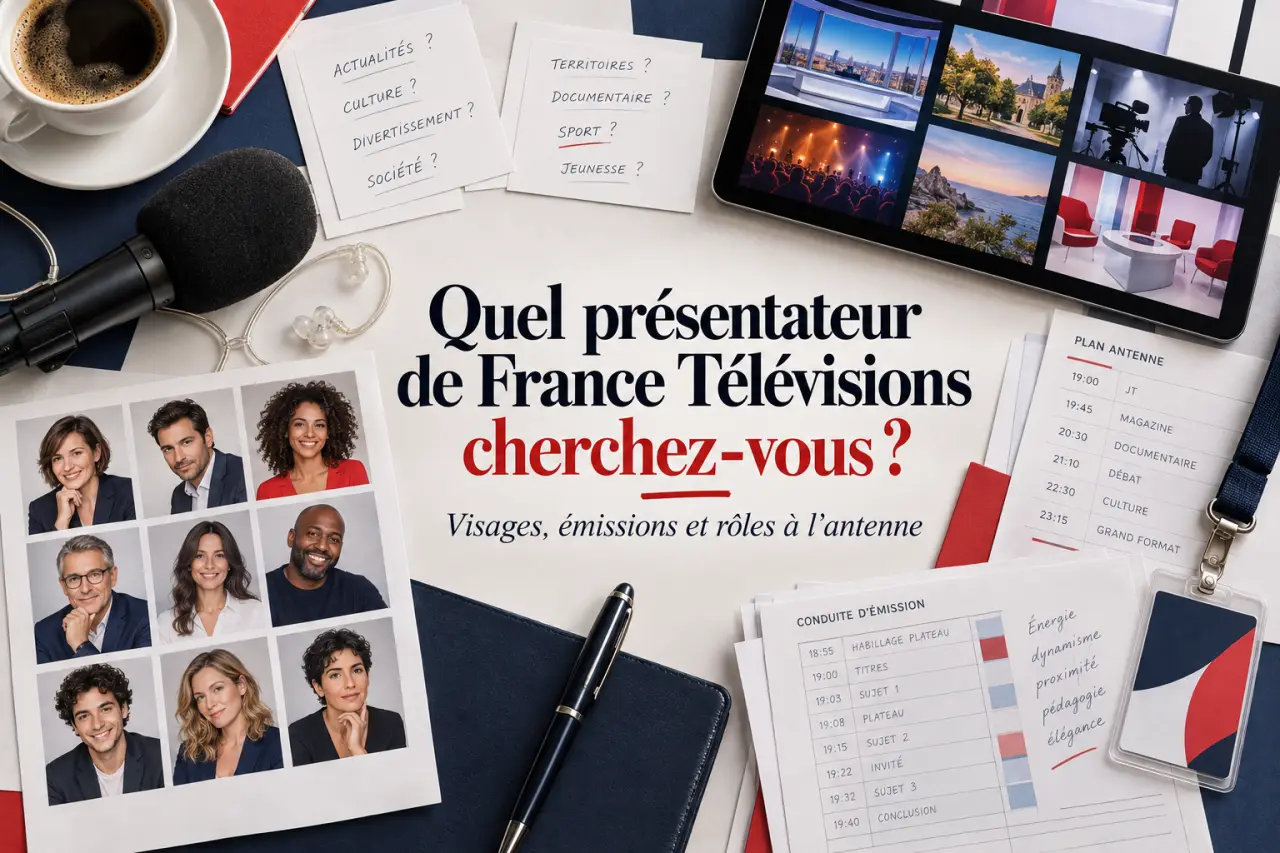 Quel présentateur de France Télévisions cherchez-vous ? Visages, émissions et rôles à l’antenne