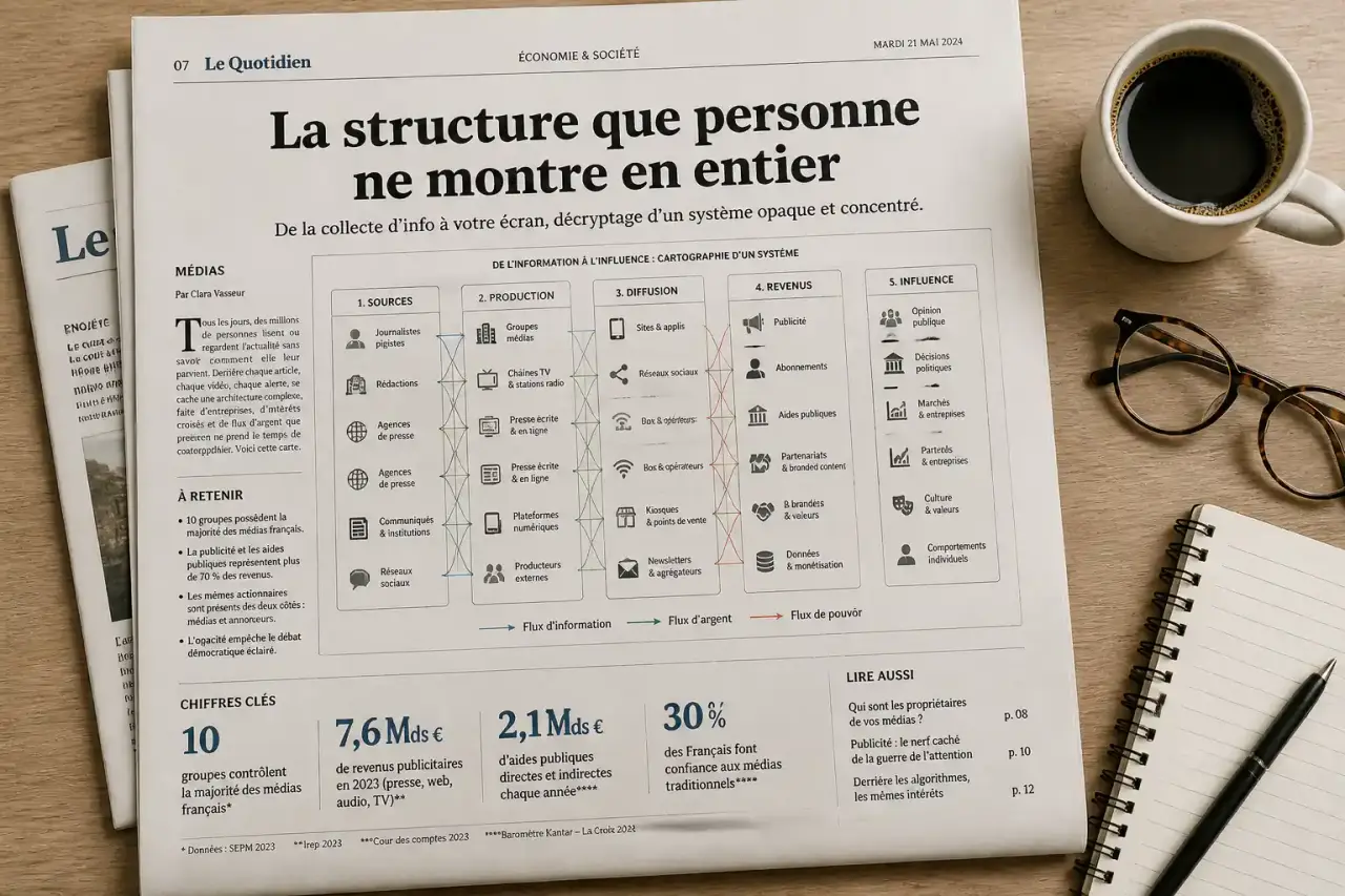 Exemple d'article de journal : la structure que personne ne montre en entier